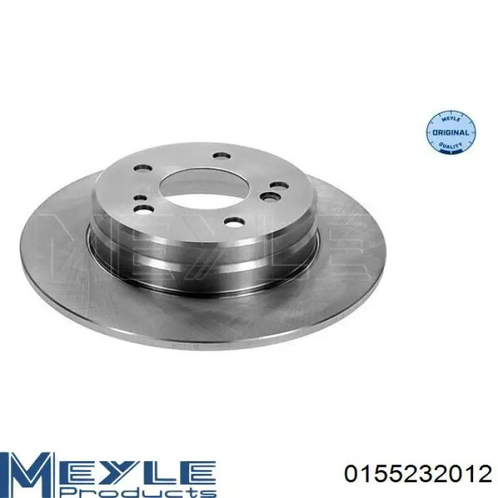0155232012 Meyle диск гальмівний задній