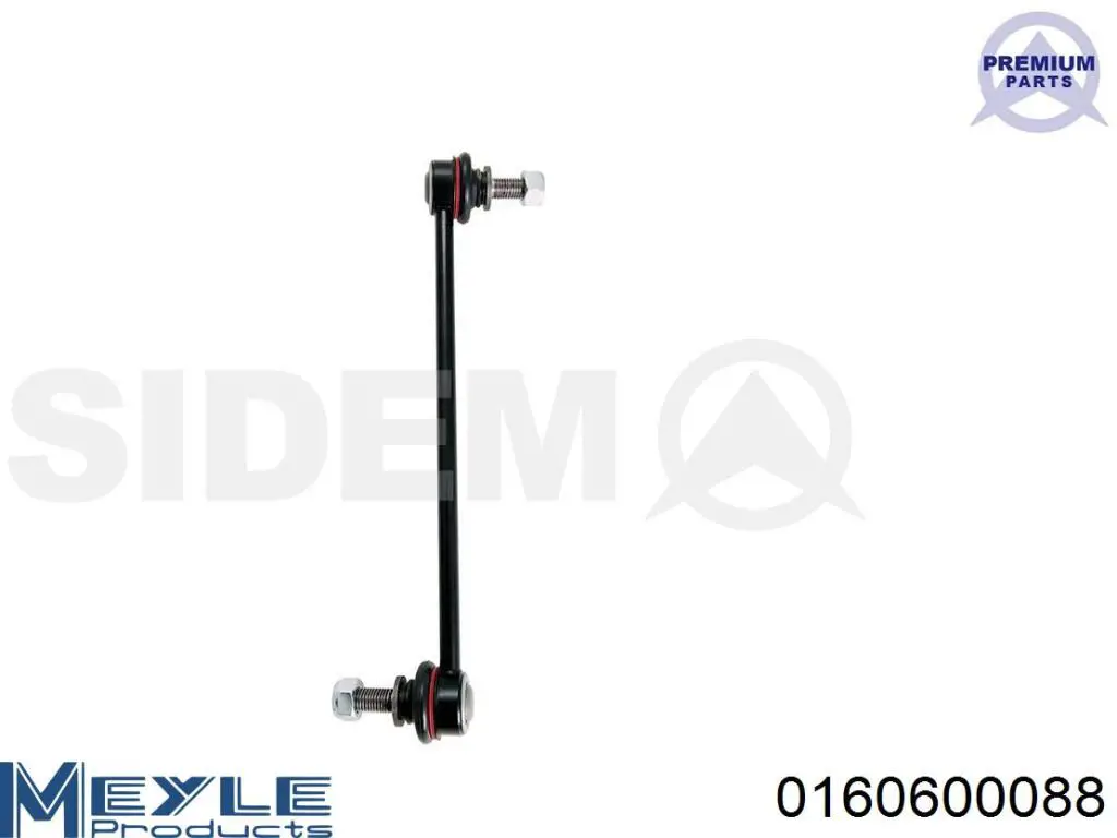 Стійка стабілізатора, переднього, права Meyle 0160600088 ціна, від 20.20 USD
