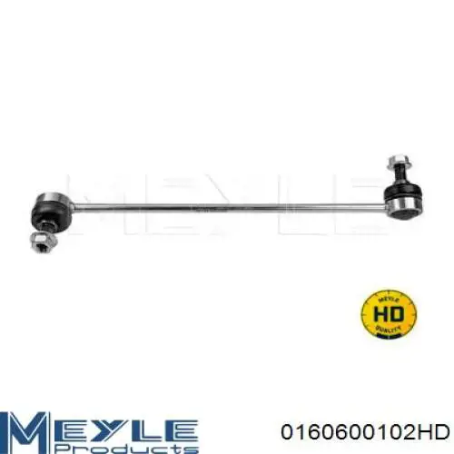 Стійка стабілізатора, переднього, права Meyle 0160600102HD ціна, від 22.38 USD
