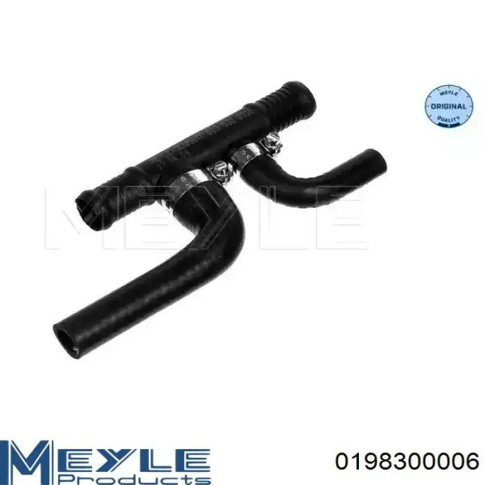Шланг/патрубок системи охолодження Meyle 0198300006 ціна, від 27.56 USD
