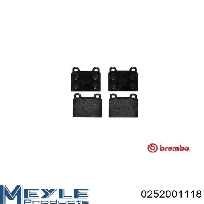 Купити B110850 Denckermann Колодки гальмівні передні, дискові