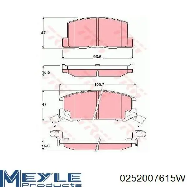 Купити 572182B Jurid/Bendix Задні колодки
