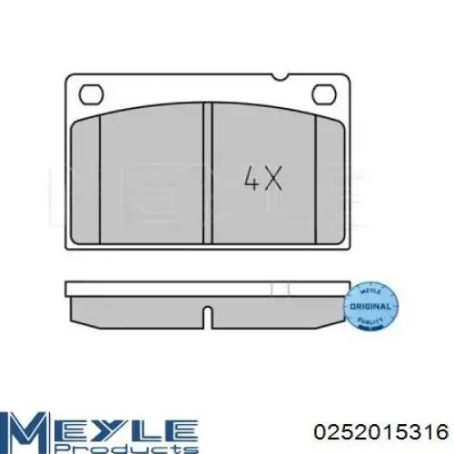 Гальмівні колодки Volvo 272763 ціна, від 15.20 USD