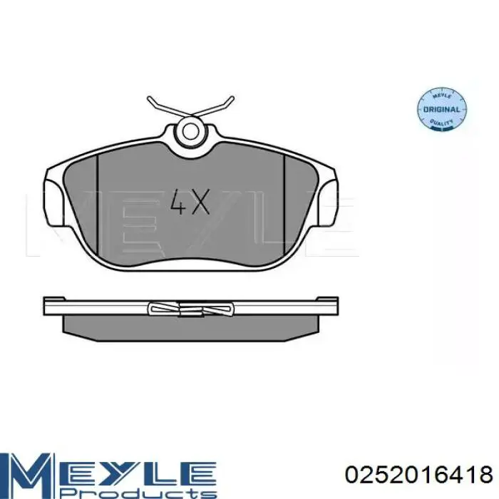 D819E Intelli Передні гальмівні колодки