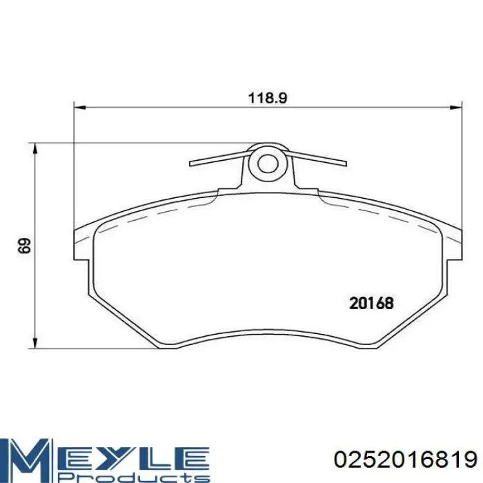 Купити BPD1284 Jurid/Bendix Колодки гальмівні передні, дискові