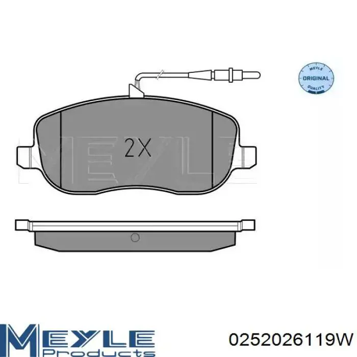 Передні тормозні колодки RP1503 Raiso