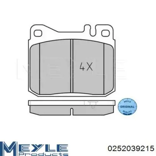 Передні тормозні колодки 986463921 Bosch