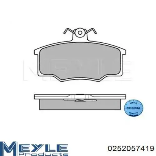 Купити D253E Dafmi Колодки гальмівні передні, дискові