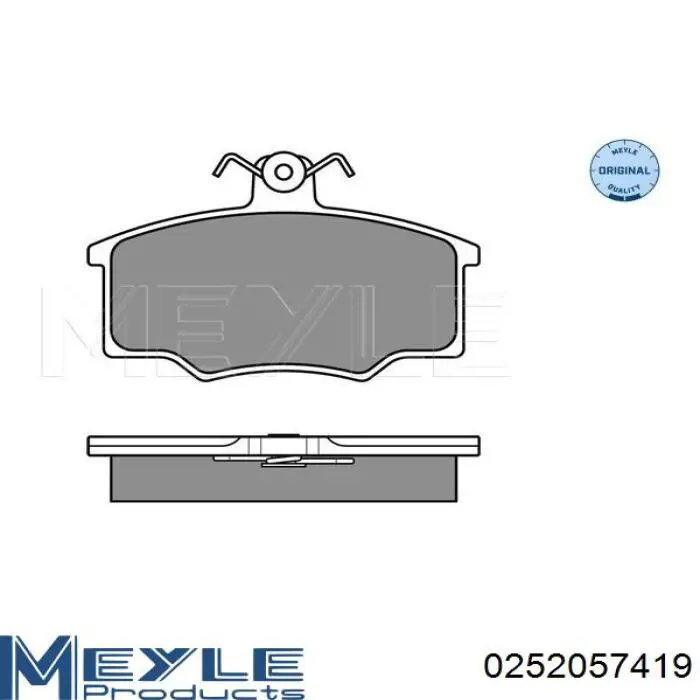 MBF015068 Mando колодки гальмівні передні, дискові