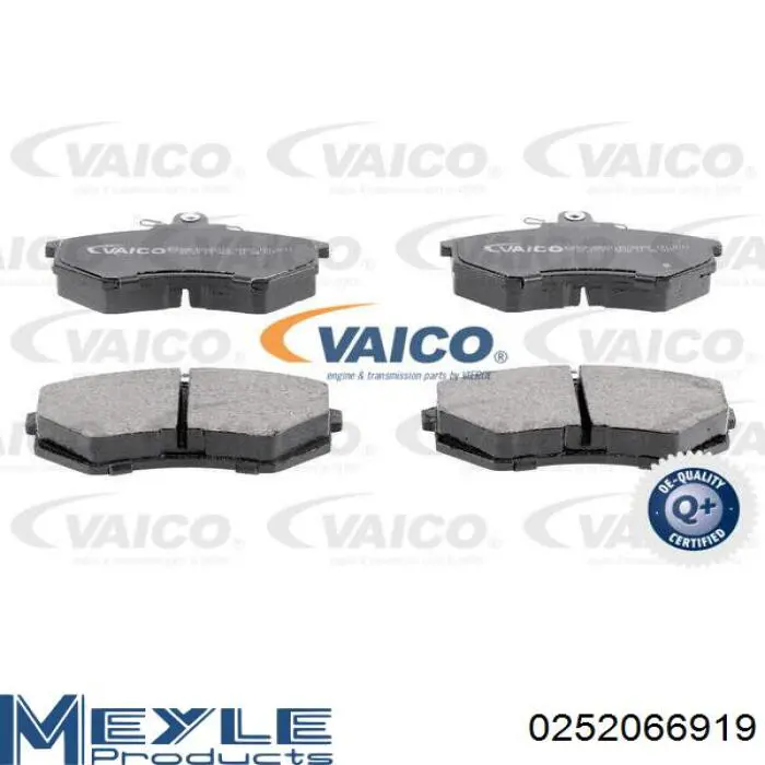 Купити 0252066919 Meyle Колодки гальмівні передні, дискові