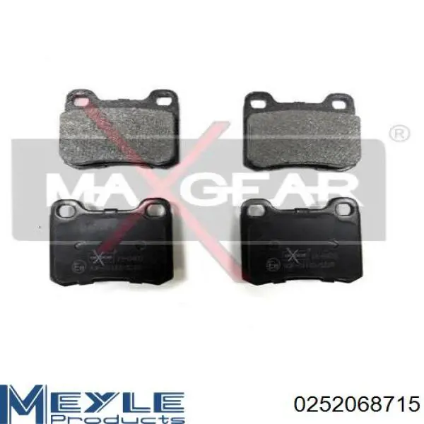 Задні гальмівні колодки Bosch 986466871 ціна, від 11.36 USD