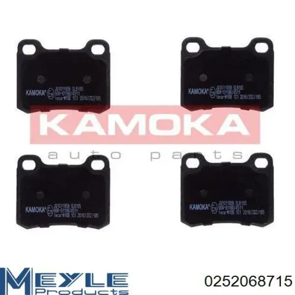 Купити 986466871 Bosch Задні колодки