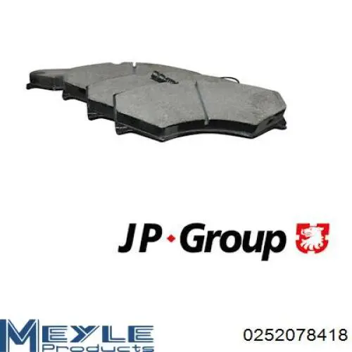Передні тормозні колодки A0004212902 Mercedes