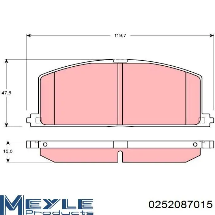 Купити 0446517070 Toyota Колодки гальмівні передні, дискові