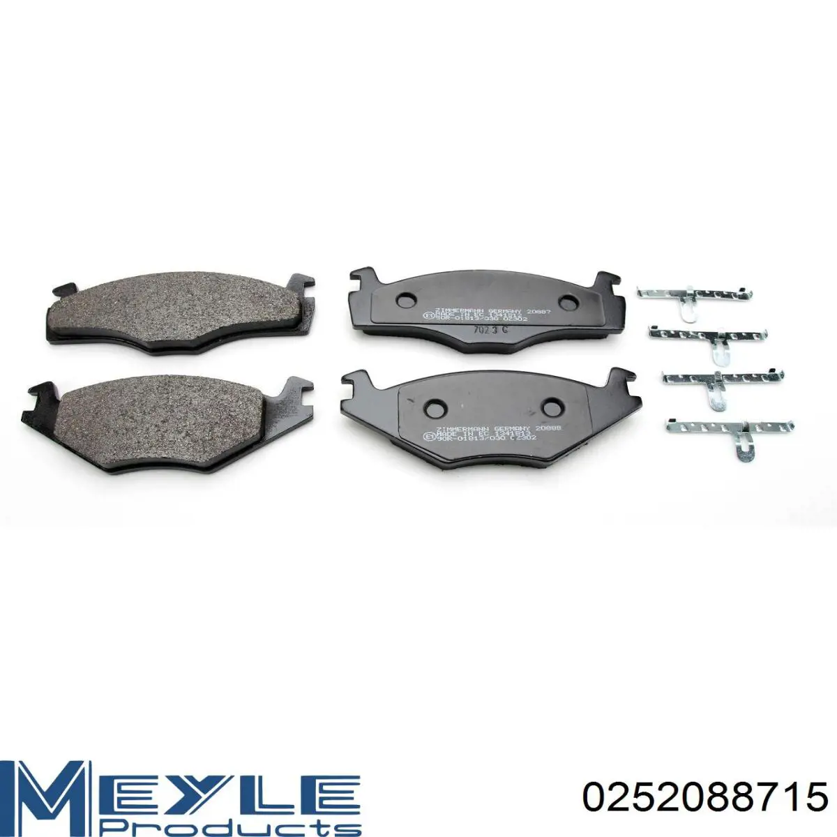 Гальмівні колодки Meyle 252088715 ціна, від 12.69 USD