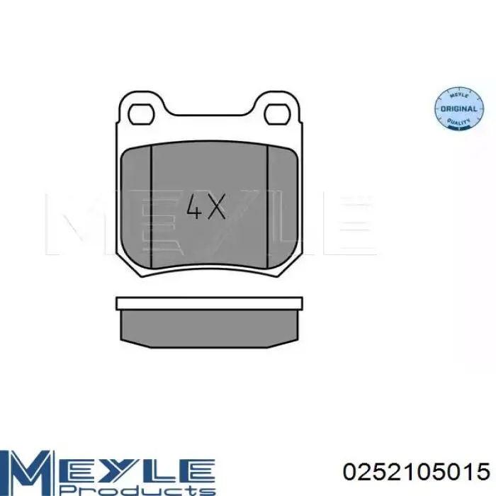 Задні гальмівні колодки Bosch 986490500 ціна, від 10.99 USD