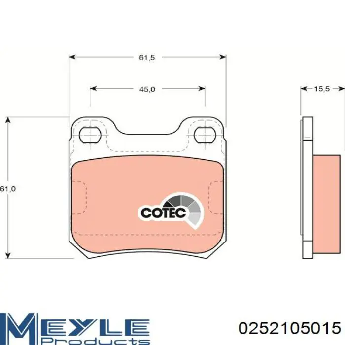 Задні гальмівні колодки Frico FC671 ціна, від 7.07 USD