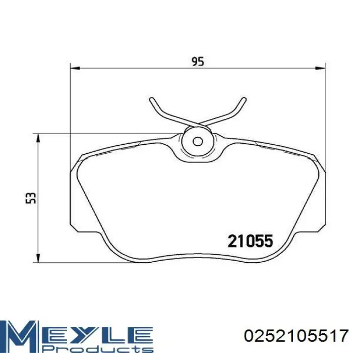 Гальмівні колодки Dafmi D501E ціна, від 12.67 USD