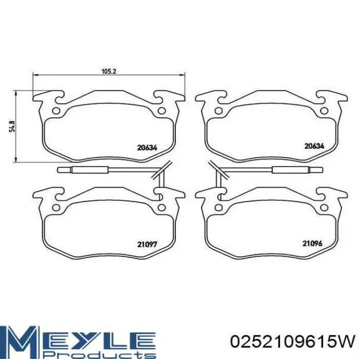 Передні тормозні колодки QB1091698 Quick Brake