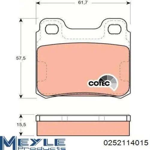 Задні гальмівні колодки Intelli D459E ціна, від 10.19 USD