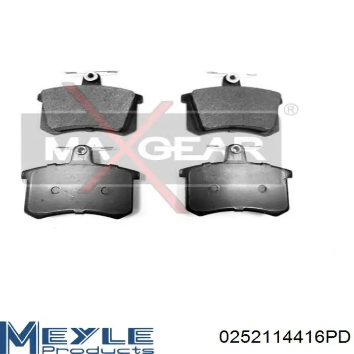 Задні гальмівні колодки VAG 447698451C ціна, від 14.59 USD
