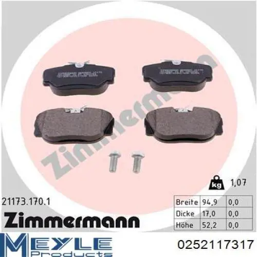 Тормозні колодки Jurid/Bendix 571352X