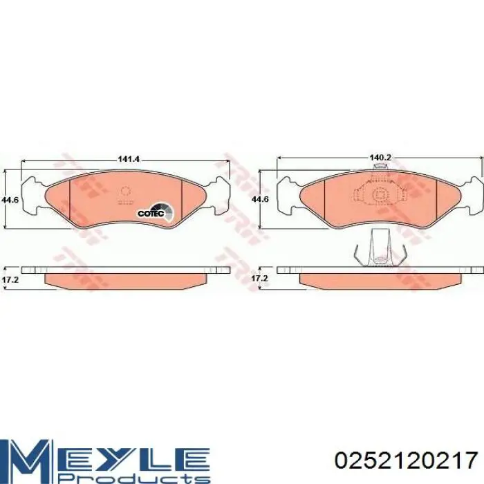 Купити 986492020 Bosch Колодки гальмівні передні, дискові