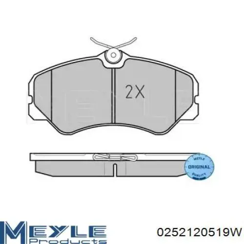 Гальмівні колодки GP 10287 ціна, від 17.69 USD