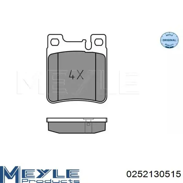 Задні гальмівні колодки D460E Intelli