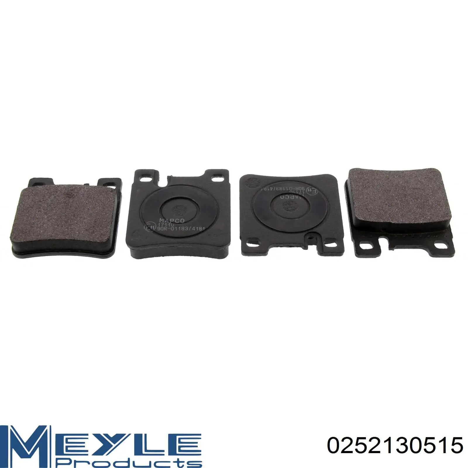 Задні гальмівні колодки Mercedes A004420932041 ціна, від 21.61 USD
