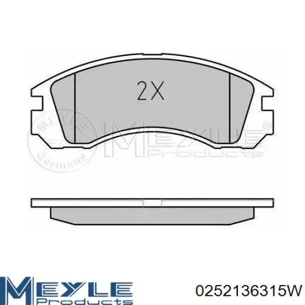 425387 Peugeot/Citroen Передні гальмівні колодки