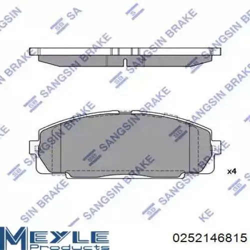 Тормозні колодки Toyota 446525090
