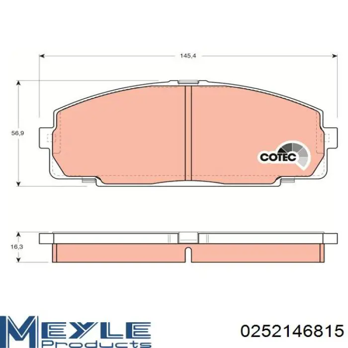 Гальмівні колодки Toyota 446525090 ціна, від 26.89 USD
