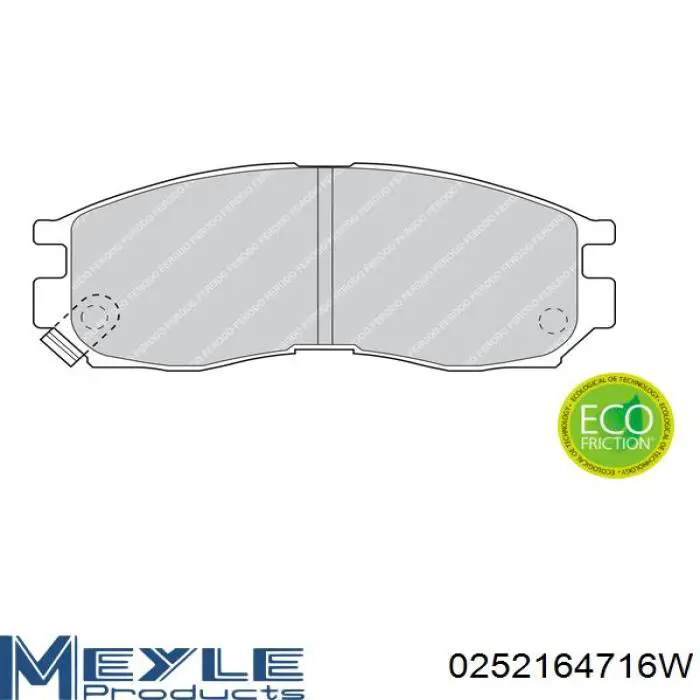 Тормозні колодки Mintye MP312J