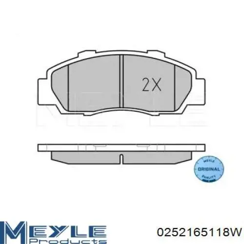Передні тормозні колодки RM1425 Goodrem