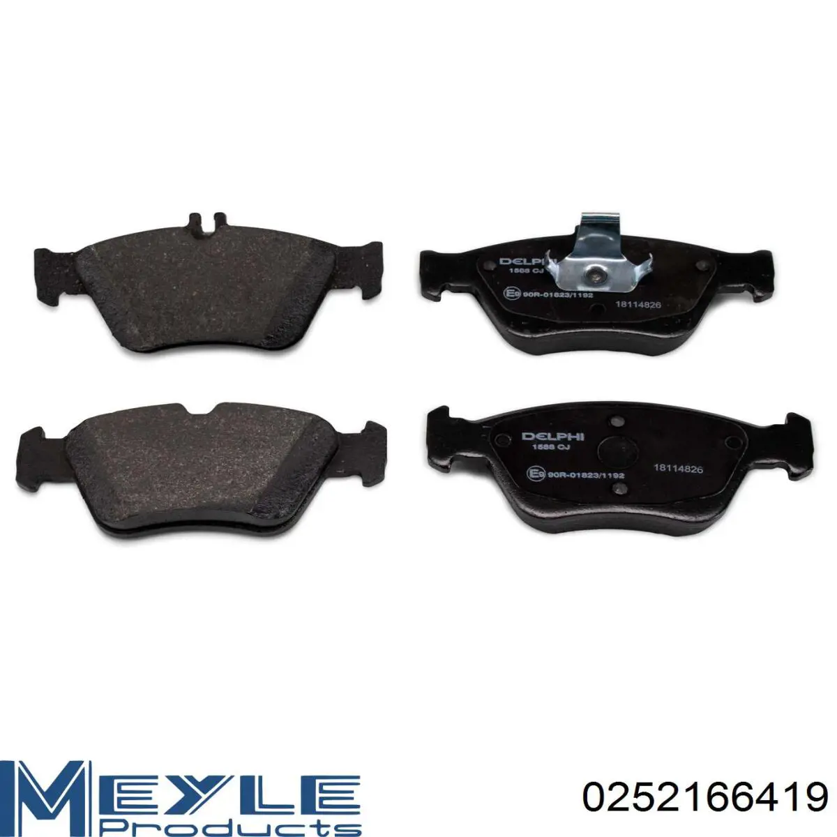 Передні тормозні колодки A004420022041 Mercedes