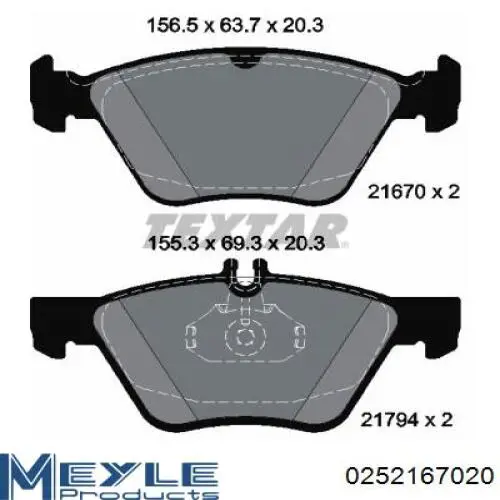 Передні тормозні колодки CMX740 Friction Master