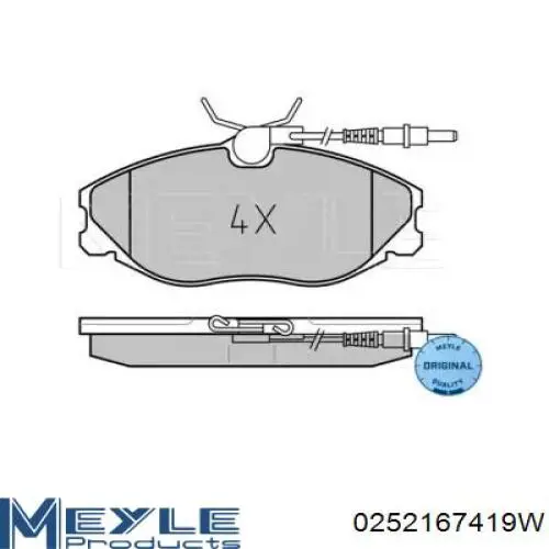 Передні тормозні колодки RP1423 Raiso