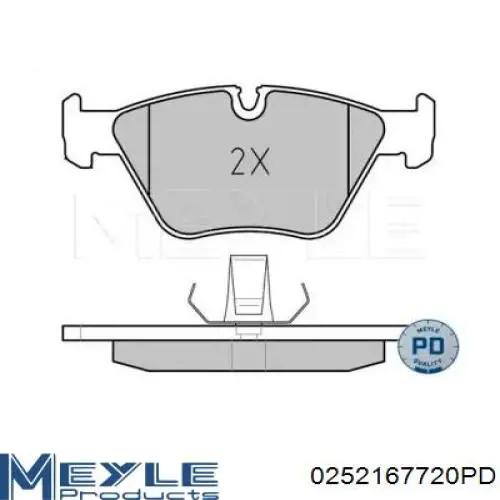 Передні тормозні колодки D153EI Intelli
