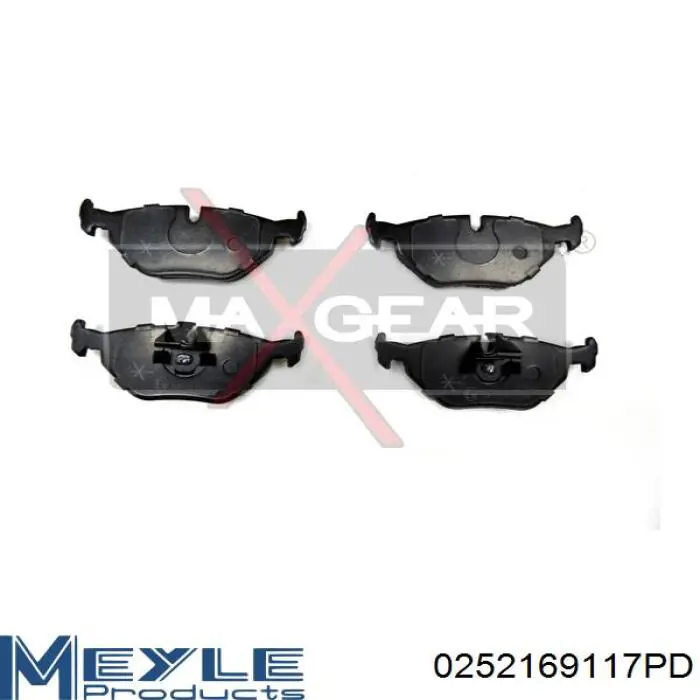 Купити 0252169117PD Meyle Задні колодки