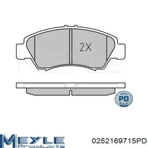 MKD1643 Friction Master Передні гальмівні колодки