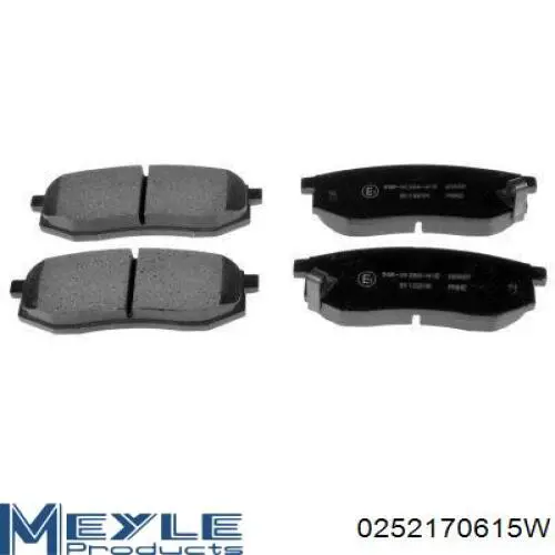 Задні гальмівні колодки Hyundai/Kia 58302M2A10 ціна, від 17.57 USD