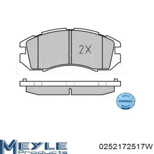 986424215 Bosch Передні гальмівні колодки