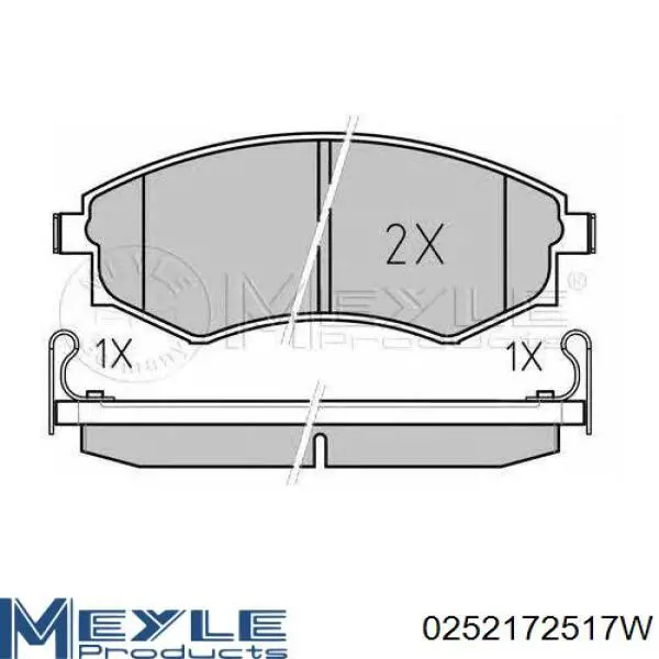 Гальмівні колодки Hyundai/Kia S5810129A50 ціна, від 16.47 USD