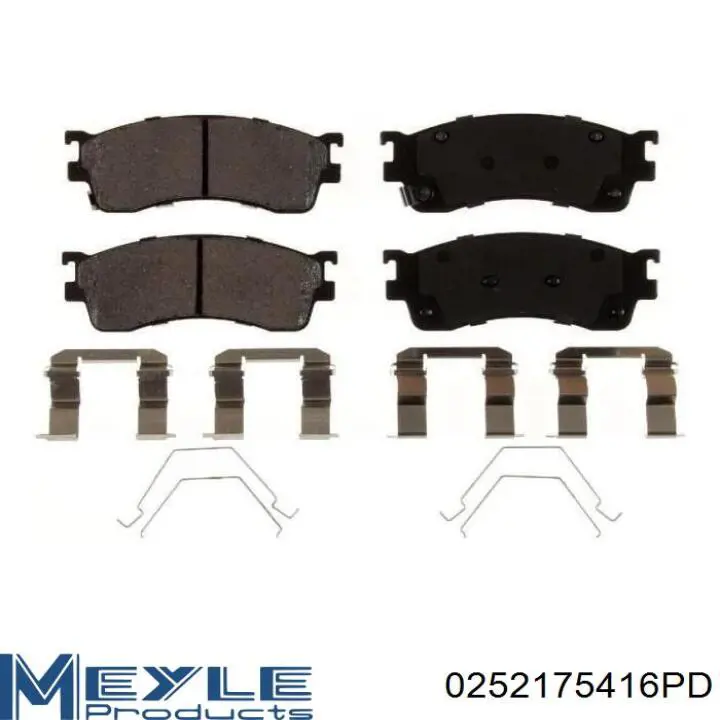 Тормозні колодки Mazda CBY03323Z