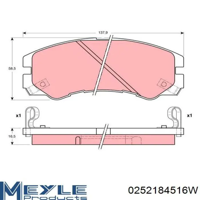 Купити 301661 VALEO Колодки гальмівні передні, дискові