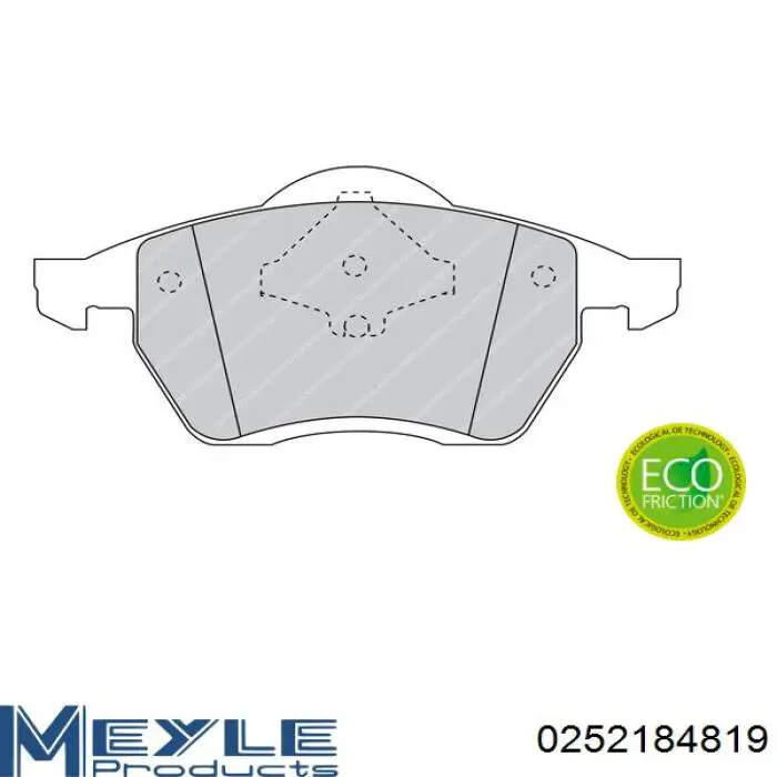 1031843 Ford Передні гальмівні колодки