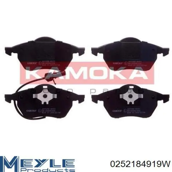 Гальмівні колодки Meyle 0252184919W ціна, від 30.55 USD
