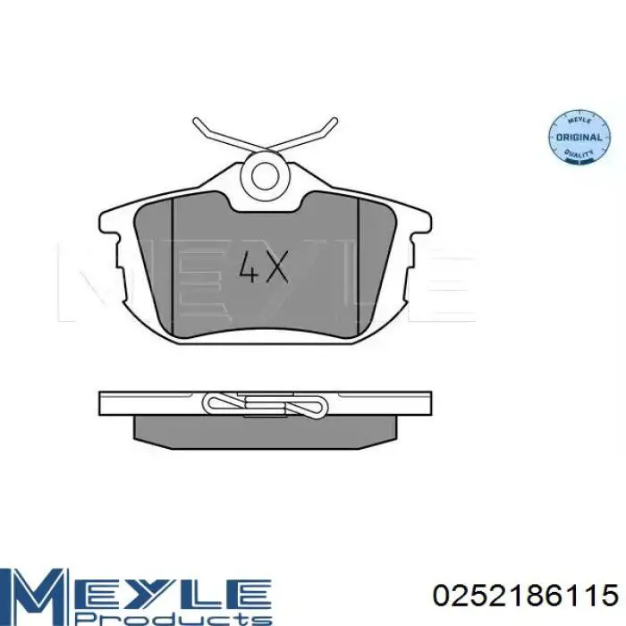 Задні гальмівні колодки Champion 571941CH ціна, від 18.74 USD