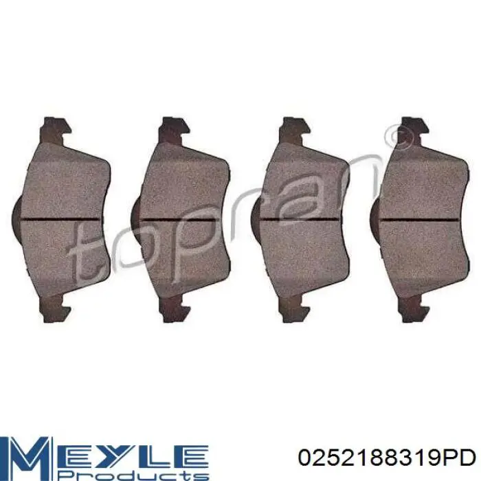 Передні тормозні колодки INF110645 InA-For